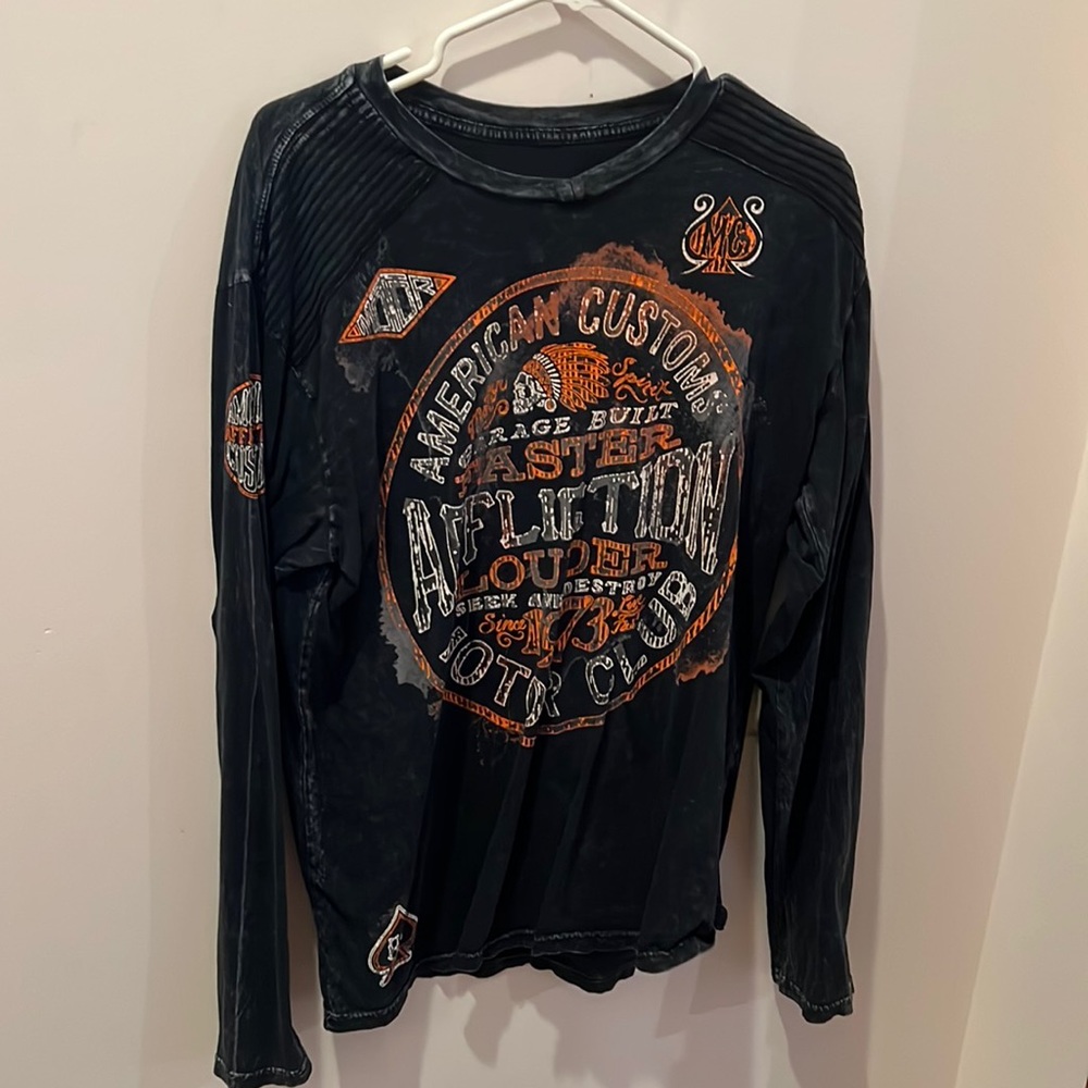 Affliction Long Sleeve T-Shirt XL